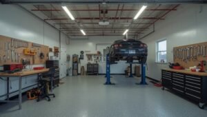 Wie richte ich eine Heimwerkstatt für Fahrzeuge ein?