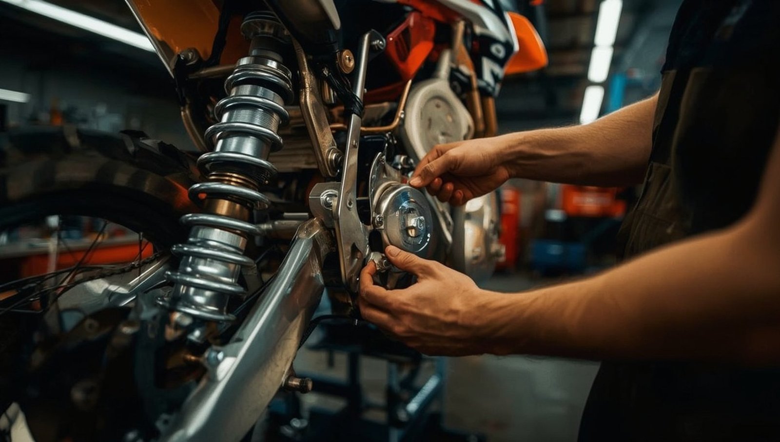 Wie stelle ich das Fahrwerk meiner Enduro richtig ein?